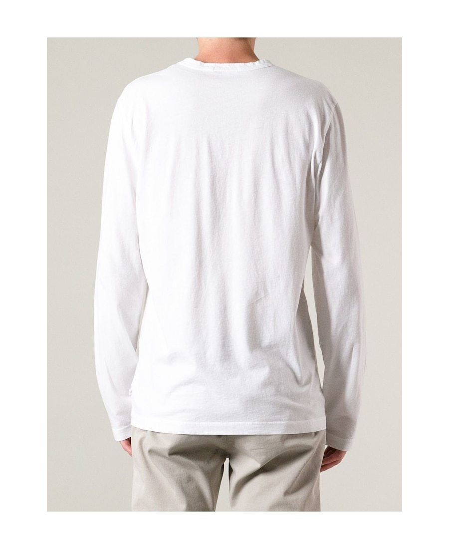 Shop James Perse Long-sleeve T-shirt In White