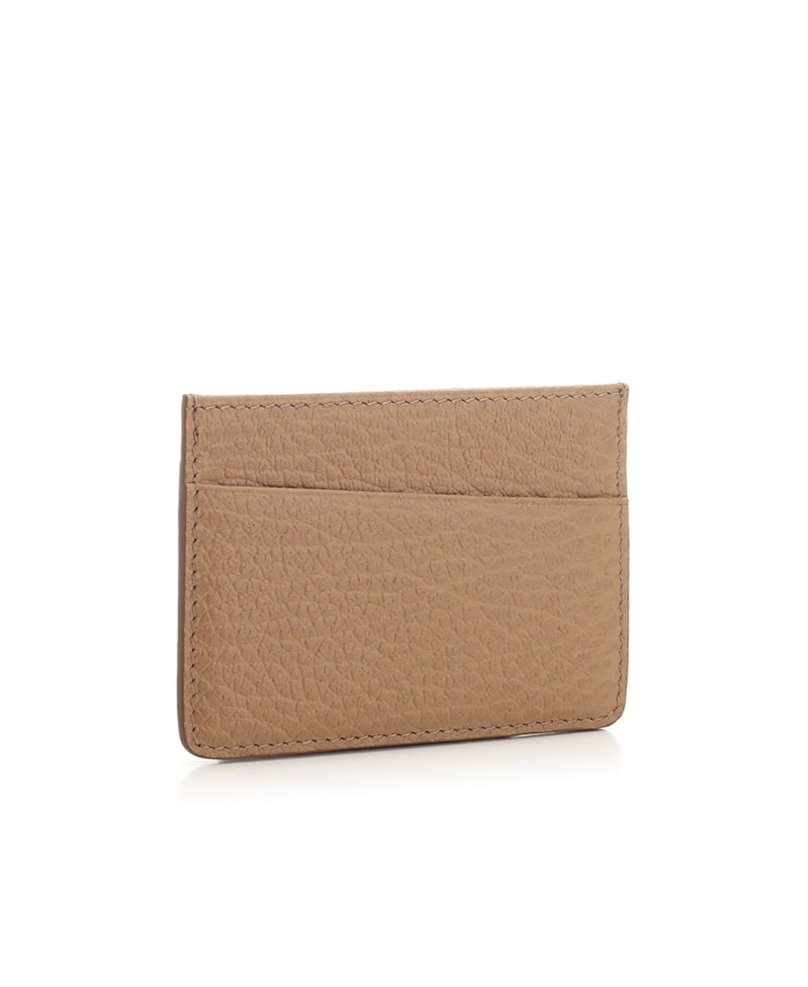 Maison Margiela Four-stitch Logo Cardholder In Brown