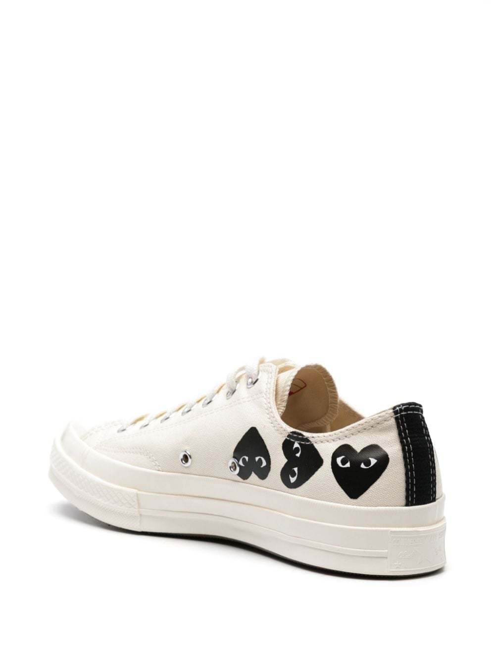 Comme Des Garçons Tie Low-top Casual Shoes In White