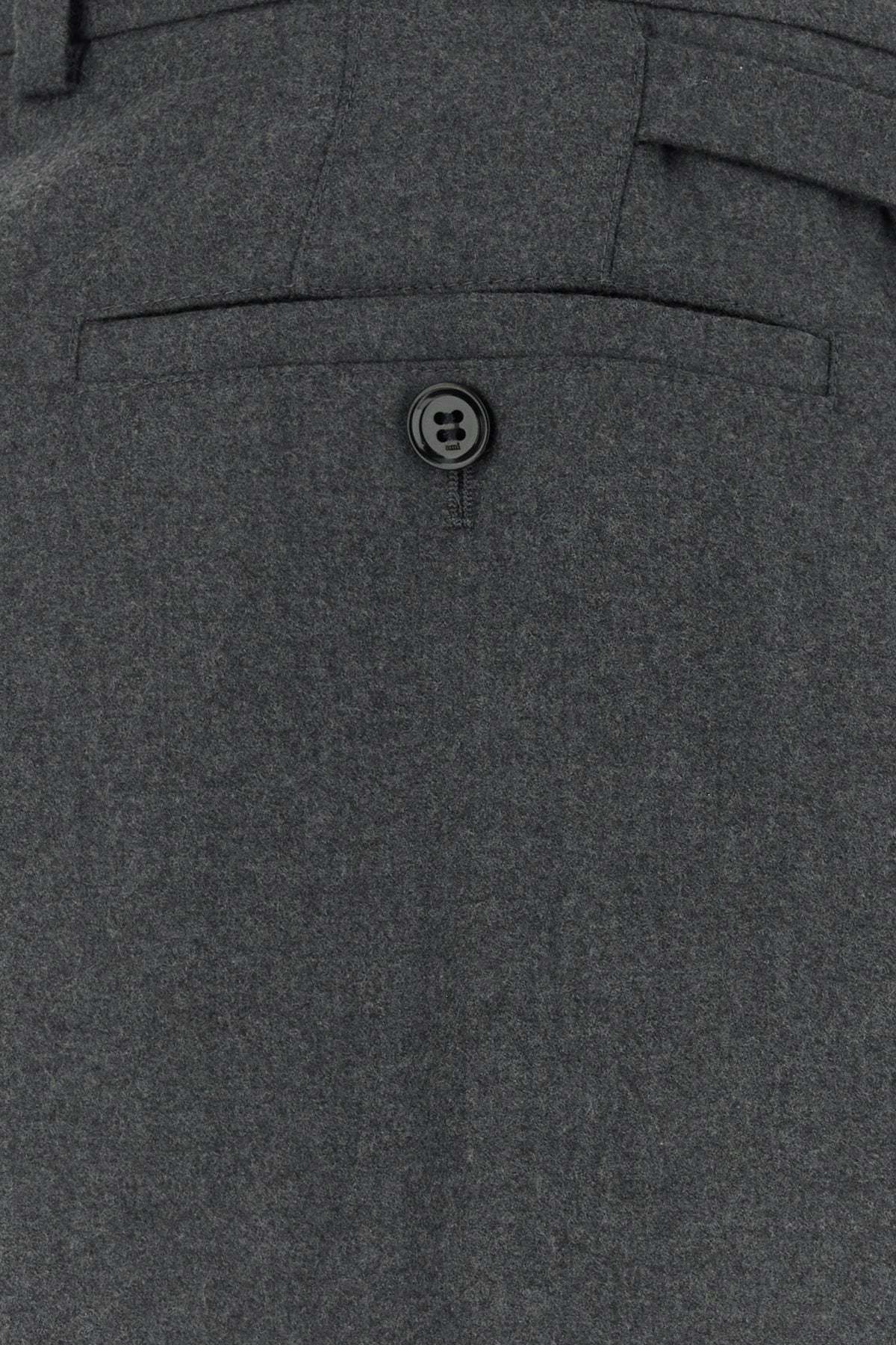 Ami Alexandre Mattiussi Belt Loops Slacks In Black