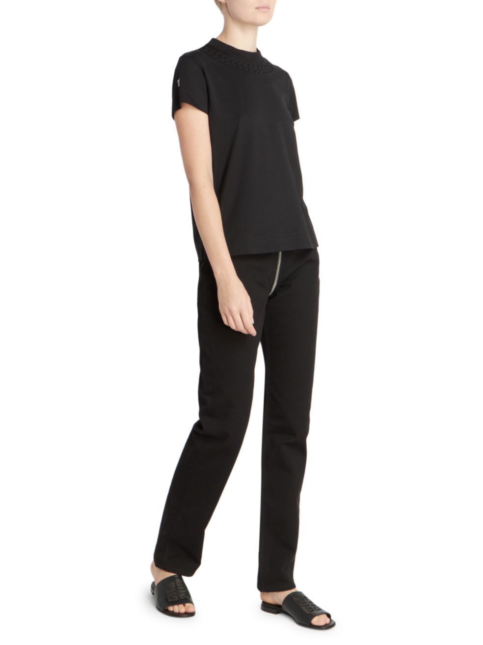 Givenchy Jersey Cotton T-shirt In Black