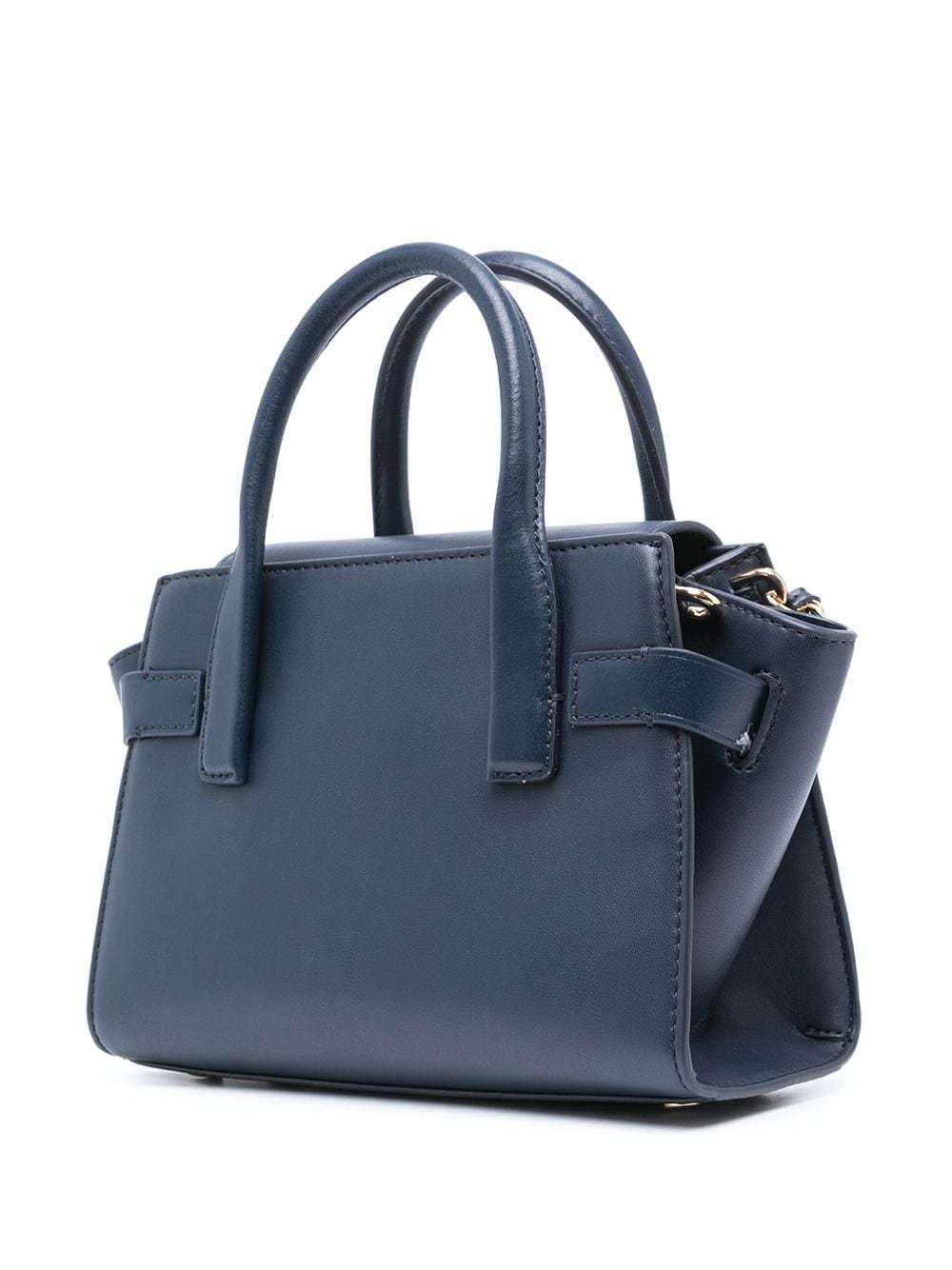Shop Michael Kors Carmen Extra-small Quilted Satchel Bag In Black