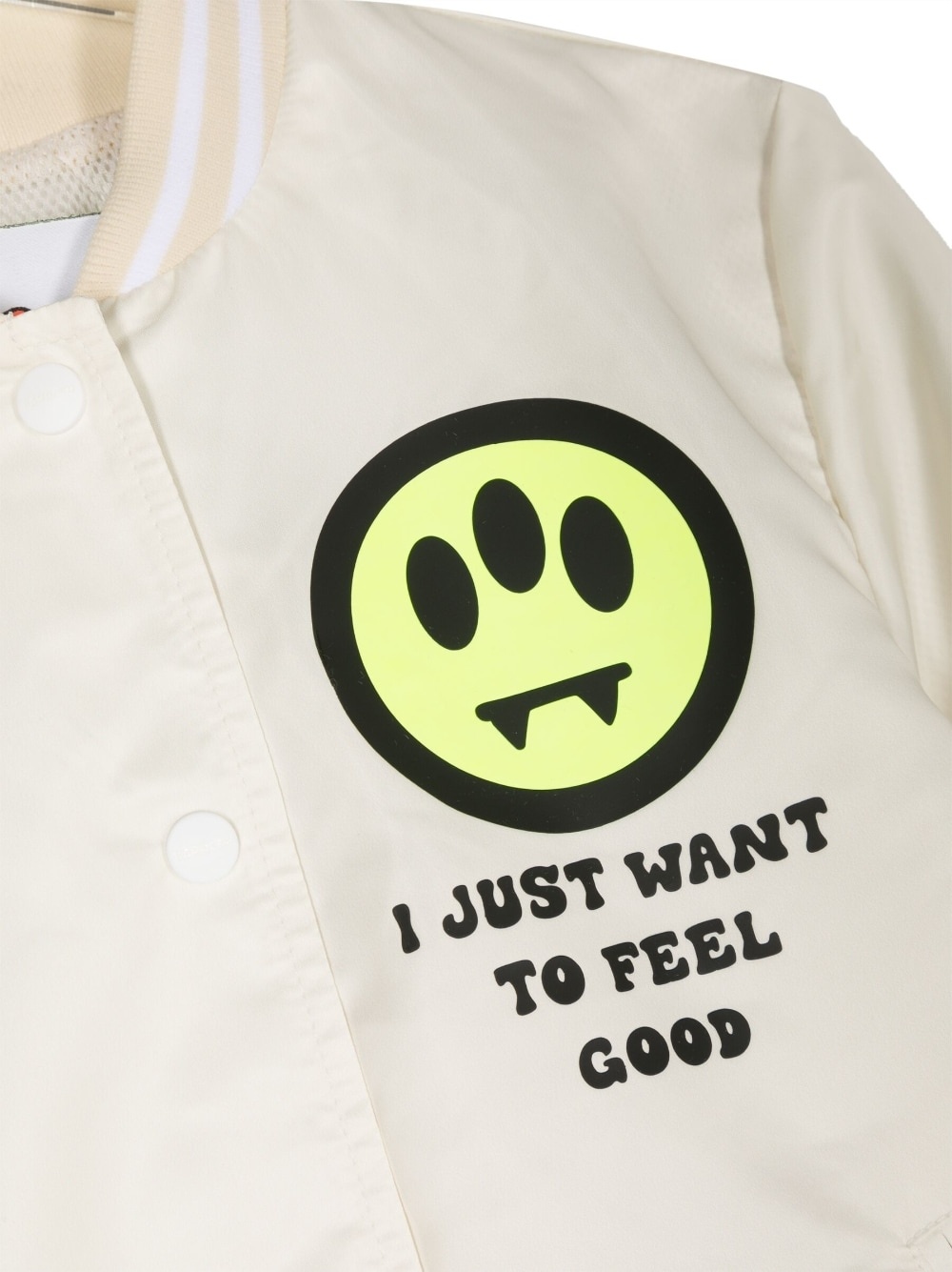 Barrow Bomber Jacket With Print In White