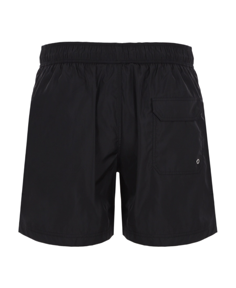 Palm Angels Logo Swim Shorts In Black