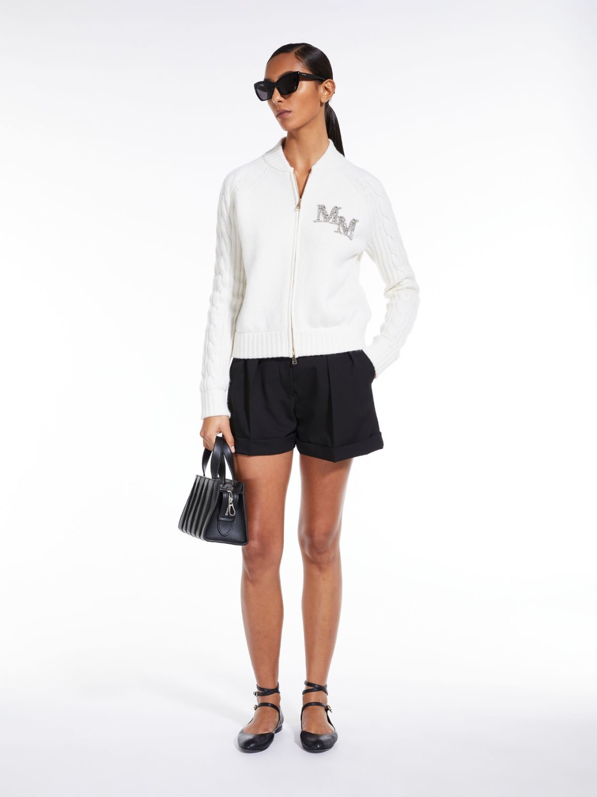 Max Mara Pilot's Jacket In White