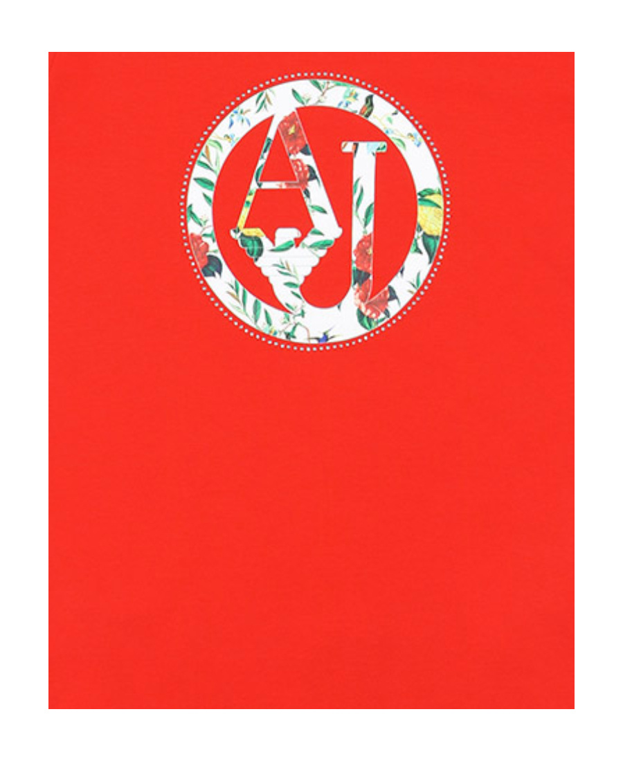 ARMANI JEANS PRINTED T-SHIRT WITH ROUND NECK