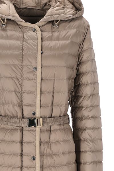 Moncler Boulogne Coat In Nude