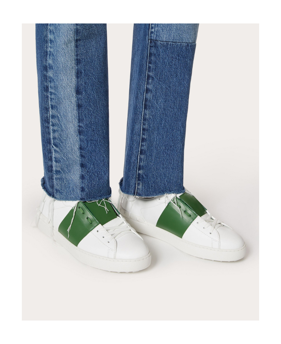Valentino Open Low-top Sneakers In White
