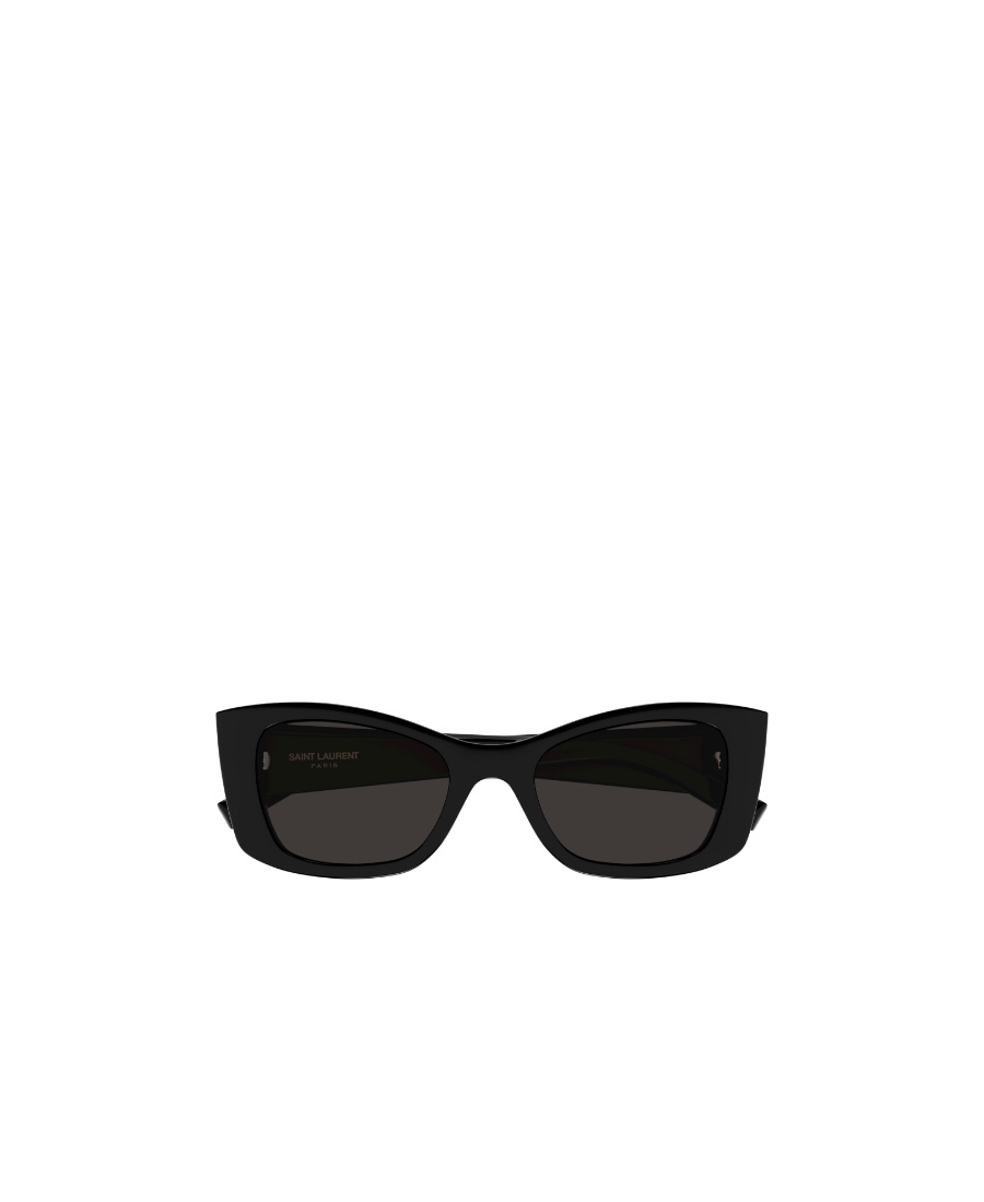 Saint Laurent Eyewear Cat-eye Frame Sunglasses In Black