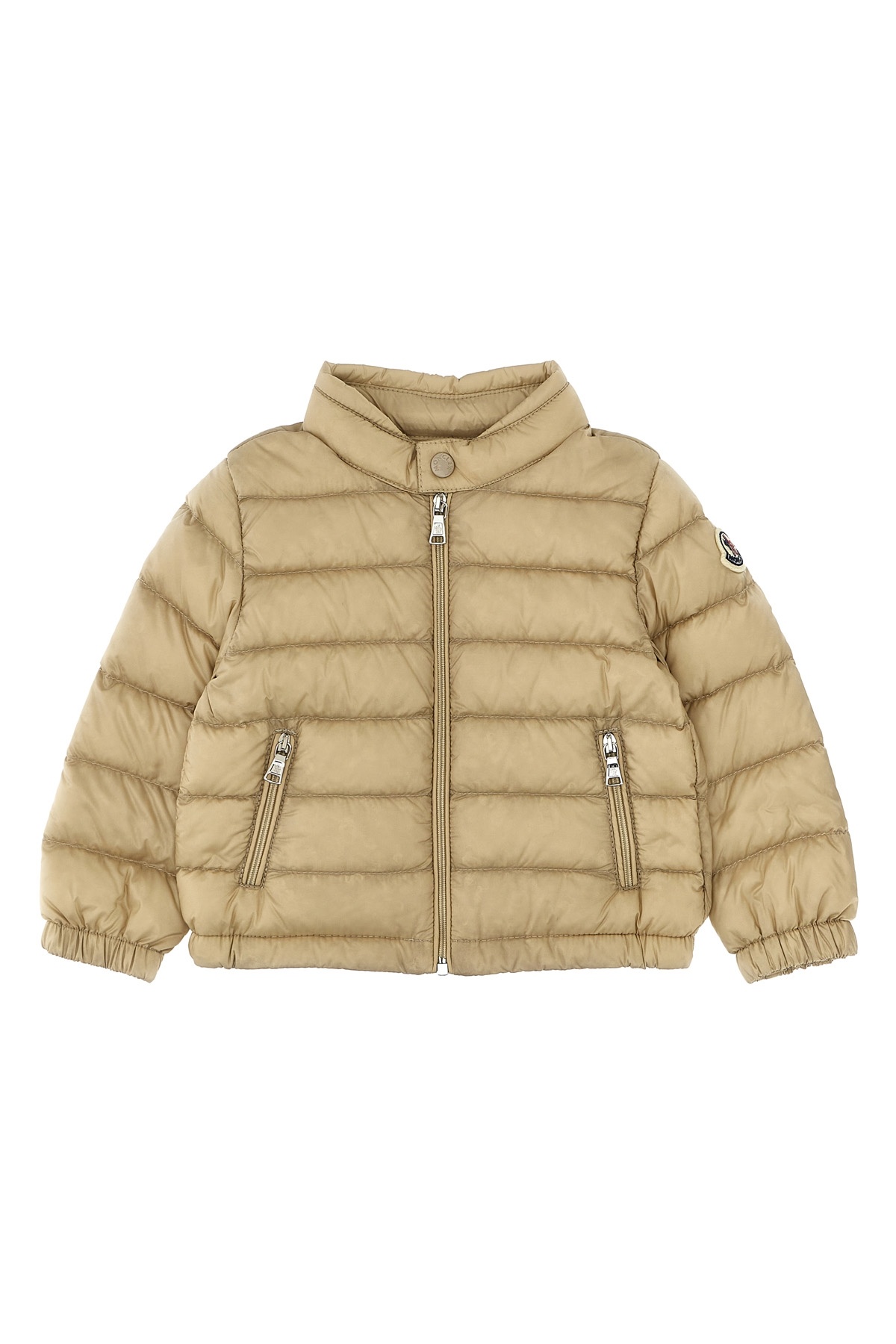Moncler Enfant Acorus Padded Down Jacket In Nude