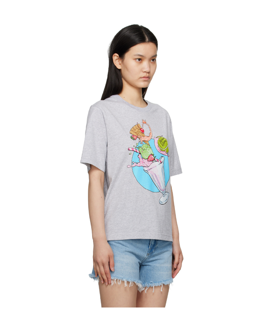 MAISON KITSUNÉ GRAPHIC-PRINT COTTON T-SHIRT