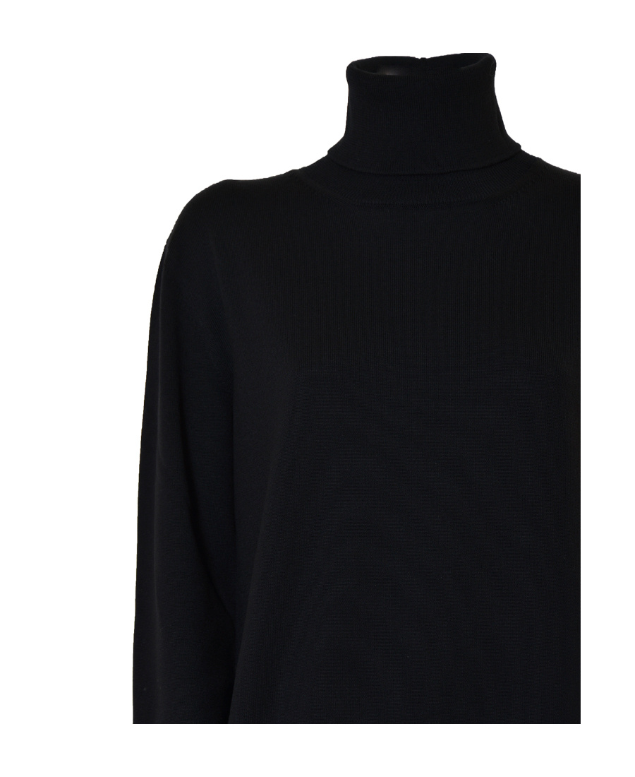 Jil Sander Cashmere High-neck Sweater In Black
