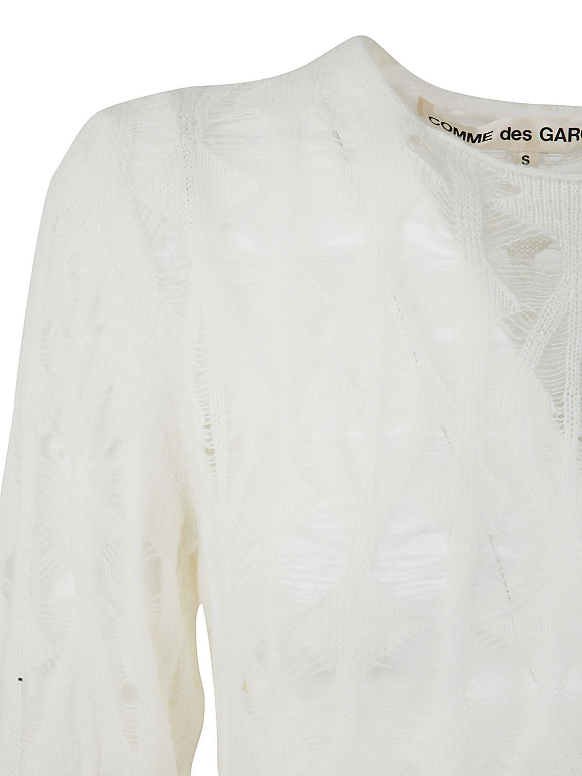 COMME DES GARÇONS COMME DES GARÇONS KNITTED DETAILED SWEATER 