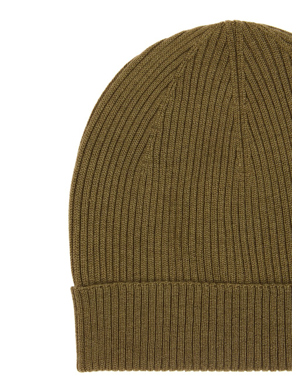 Rick Owens Ribbed-knit Beanie In Green