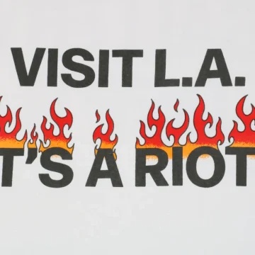 Gallery Dept. L. A. Riot T-shirt In White