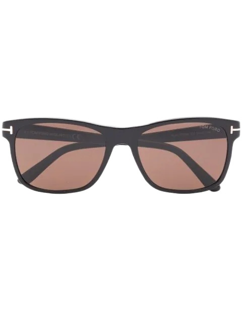 Tom Ford Giulio Rectangle-frame Sunglasses In Nude