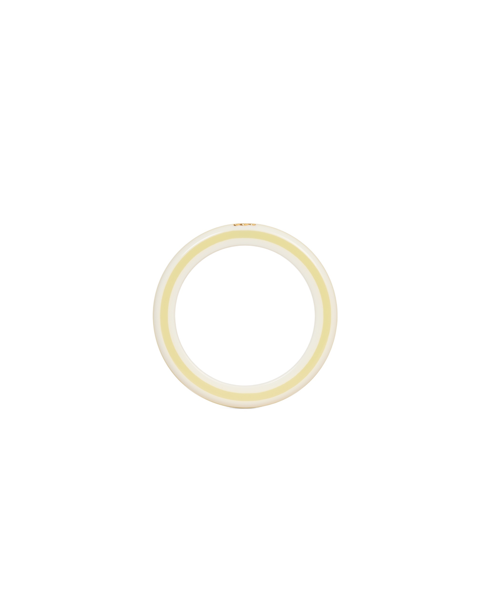 Celine Sorbet Bangle In Resin And Brass With Gold Finish In Gold