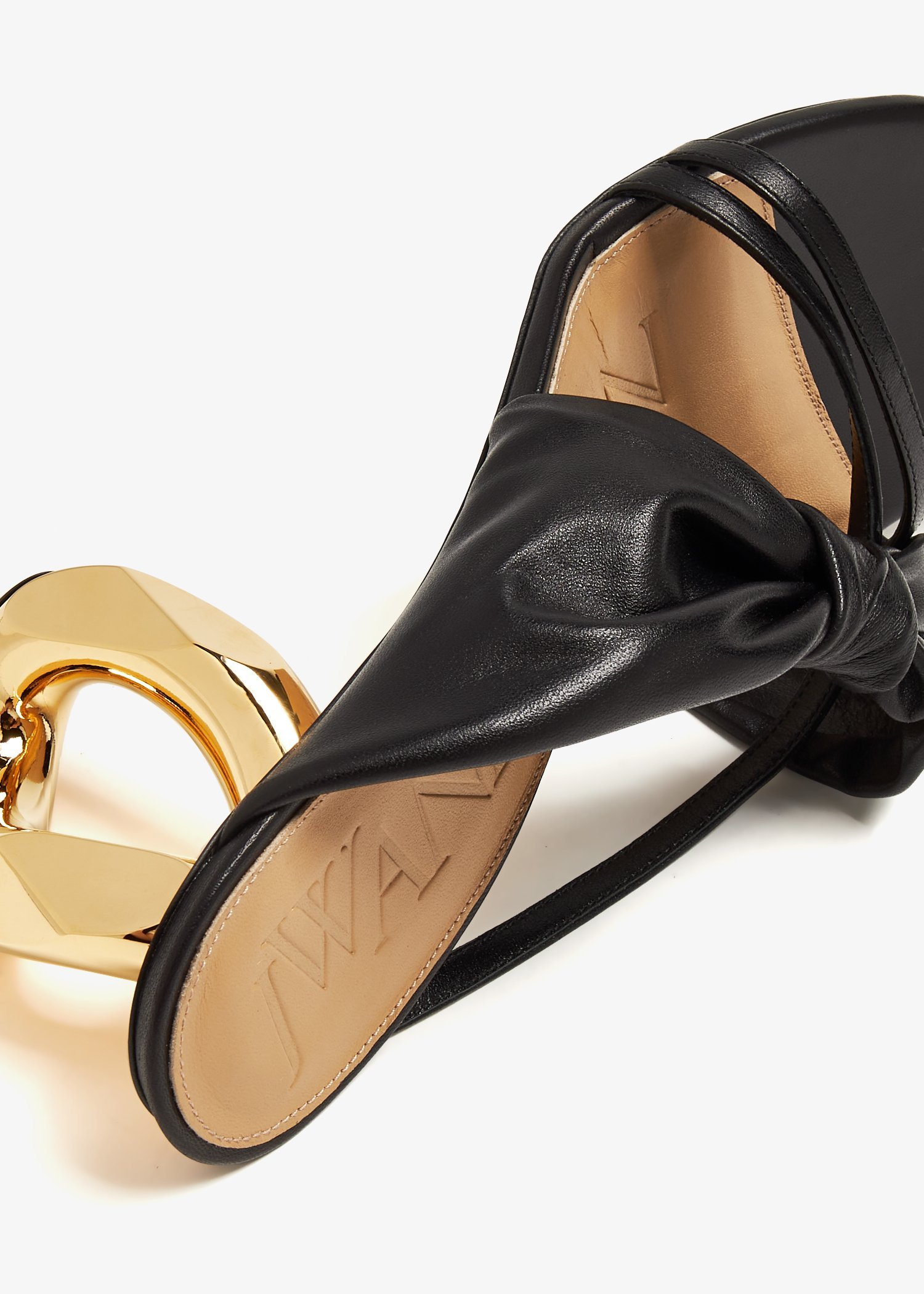 Jw Anderson Open-toed High-heeled Sandals In Black