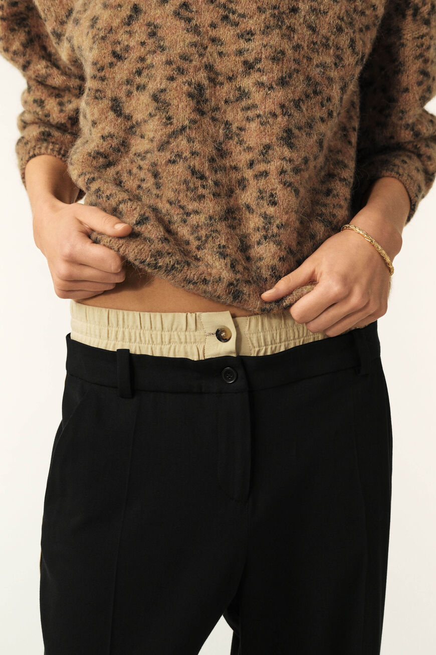 Bash Wide-leg Pants In Black
