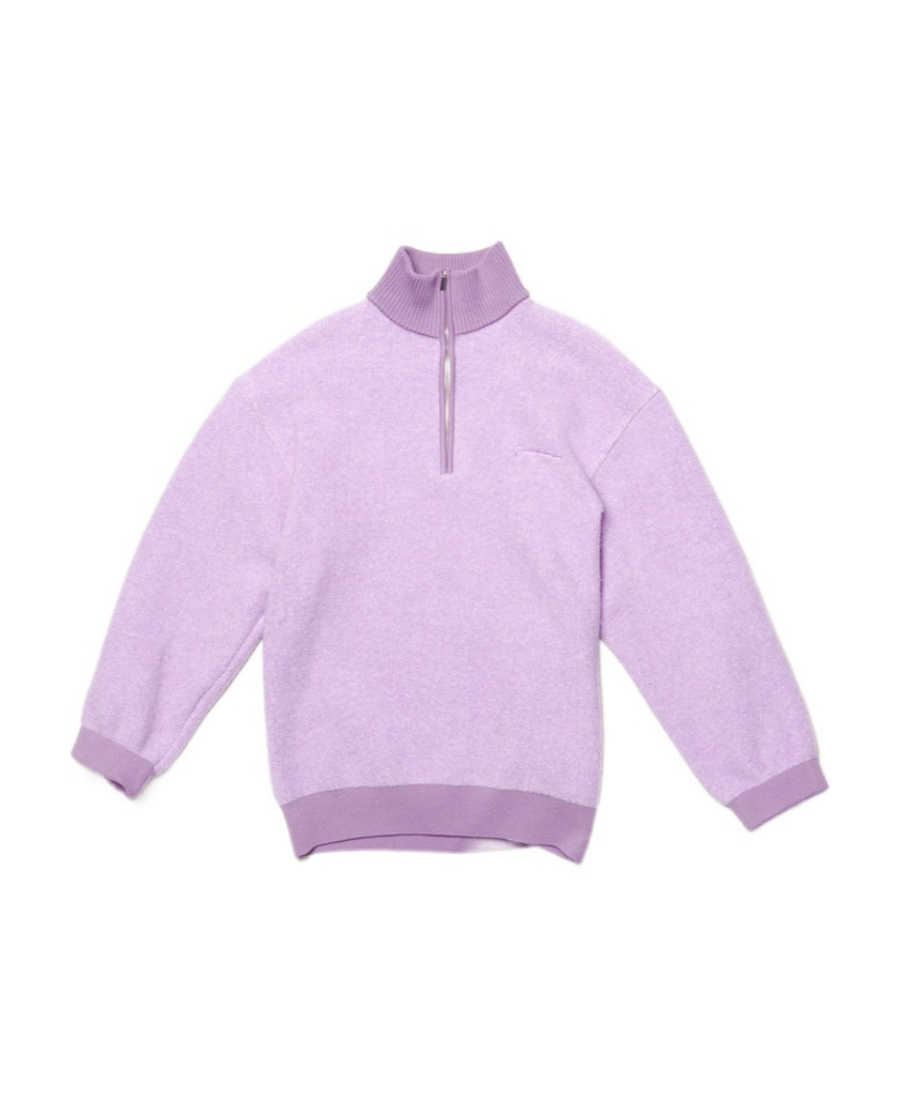 JACQUEMUS JACQUEMUS LA MAILLE BERGER ZIP COLLAR SWEATER