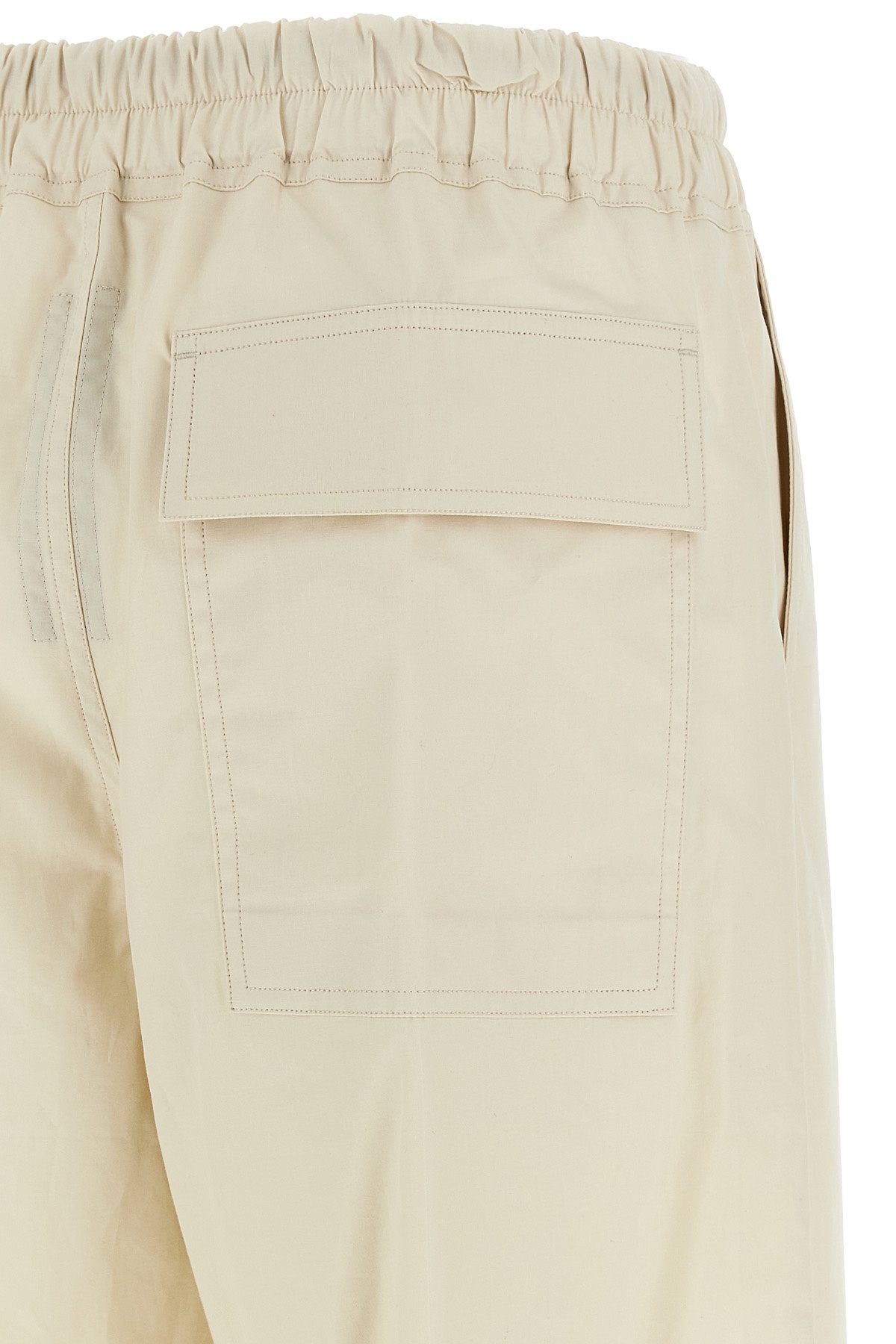 Rick Owens Elastic Waist Casual Pants In Nude