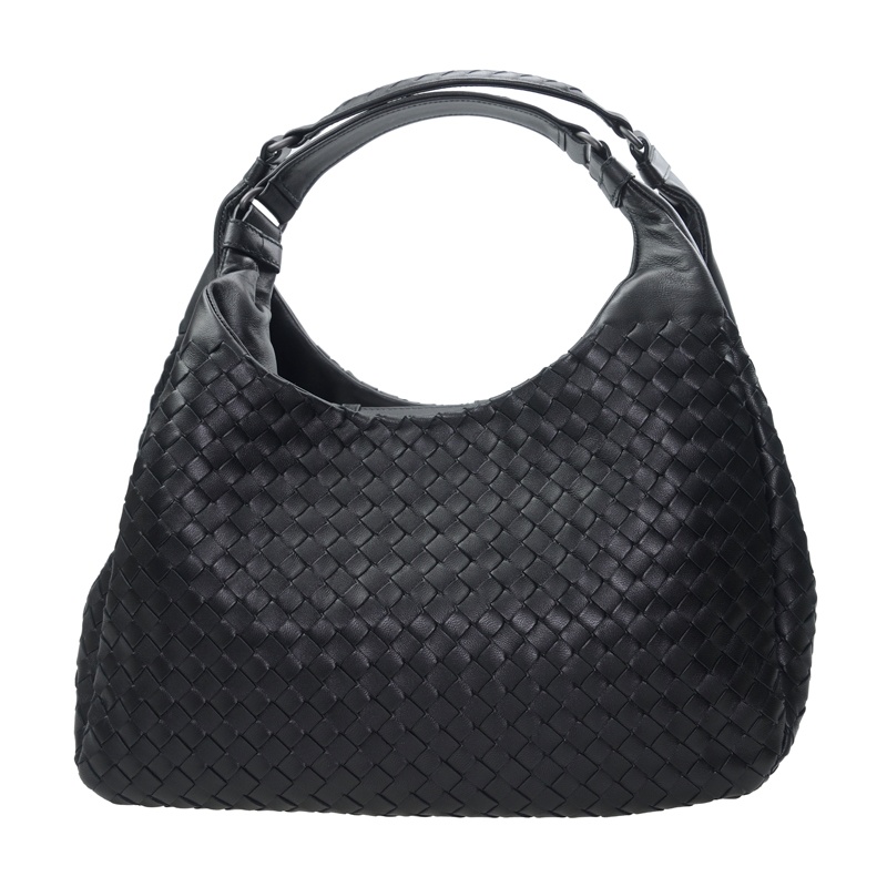 Bottega Veneta Knitted Handbag In Black