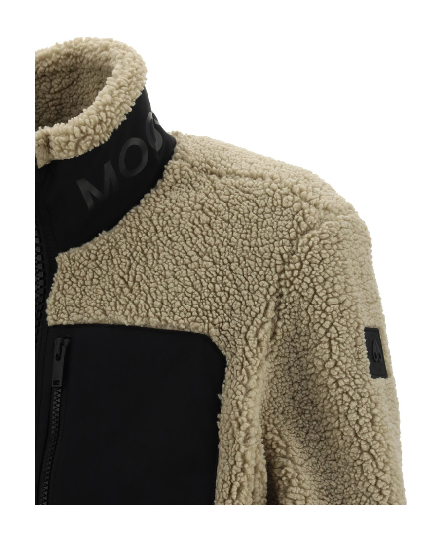 Moose Knuckles Saglek Zip-up Sweatshirt In Multicolor