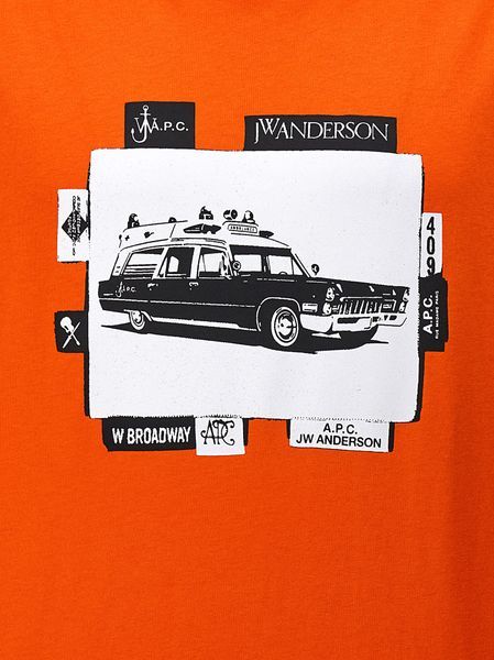 Shop Apc X Jw Anderson Jo Cotton T-shirt In Red