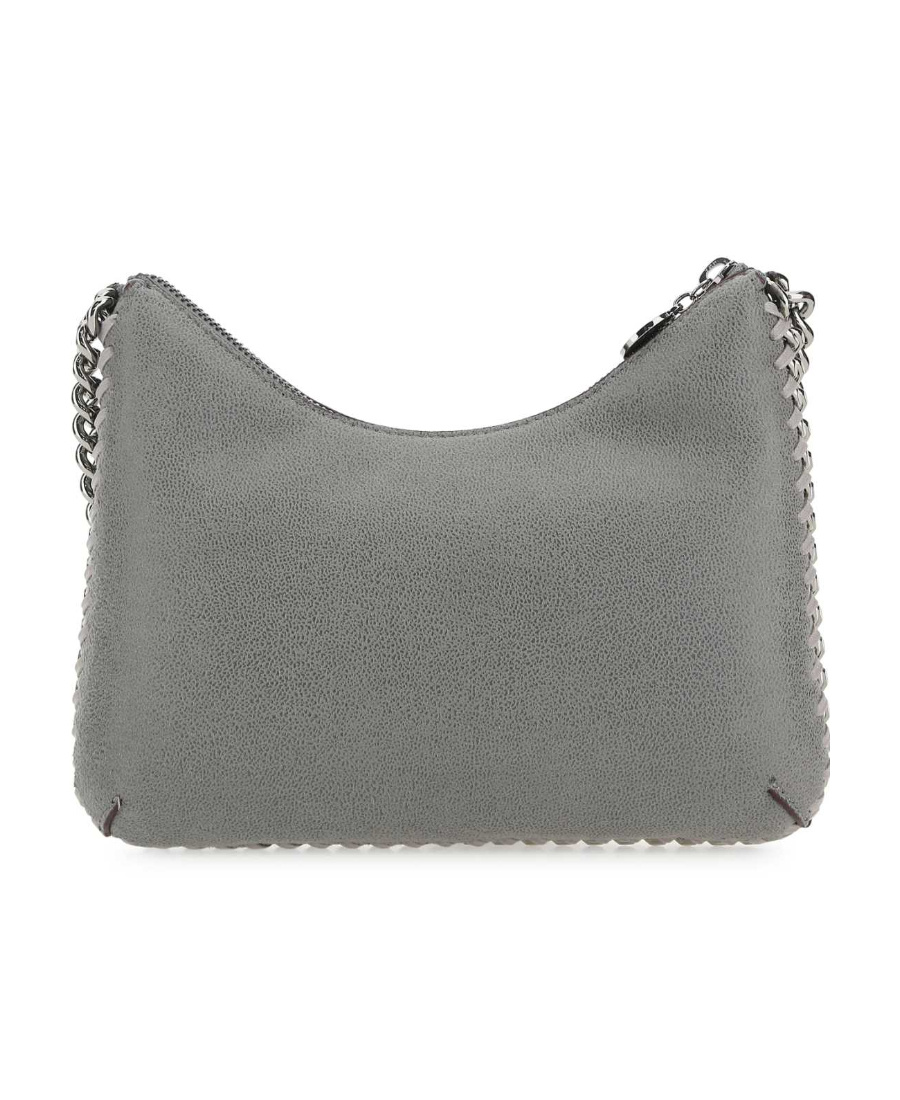 Stella Mccartney Mini Falabella Zip Shoulder Bag In Gray