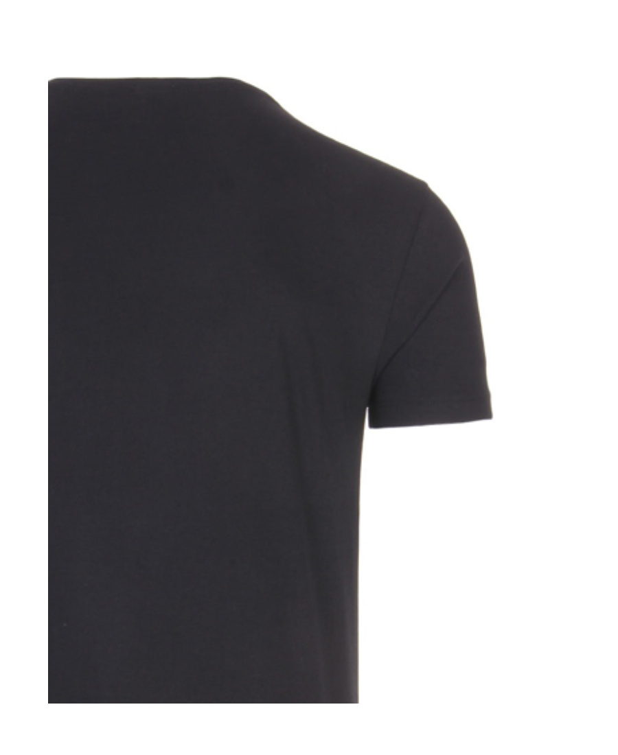 Hugo Boss V-collar T-shirt In Black