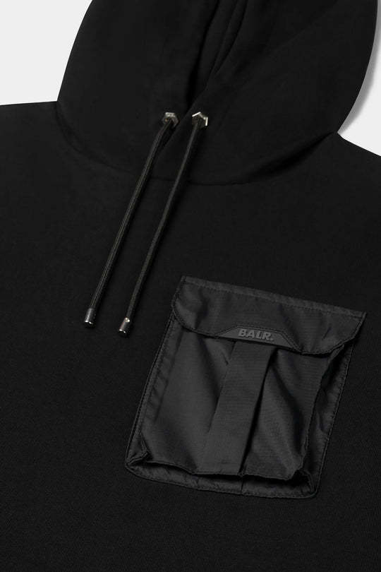 Balr. Long-sleeved Hoodie In Black