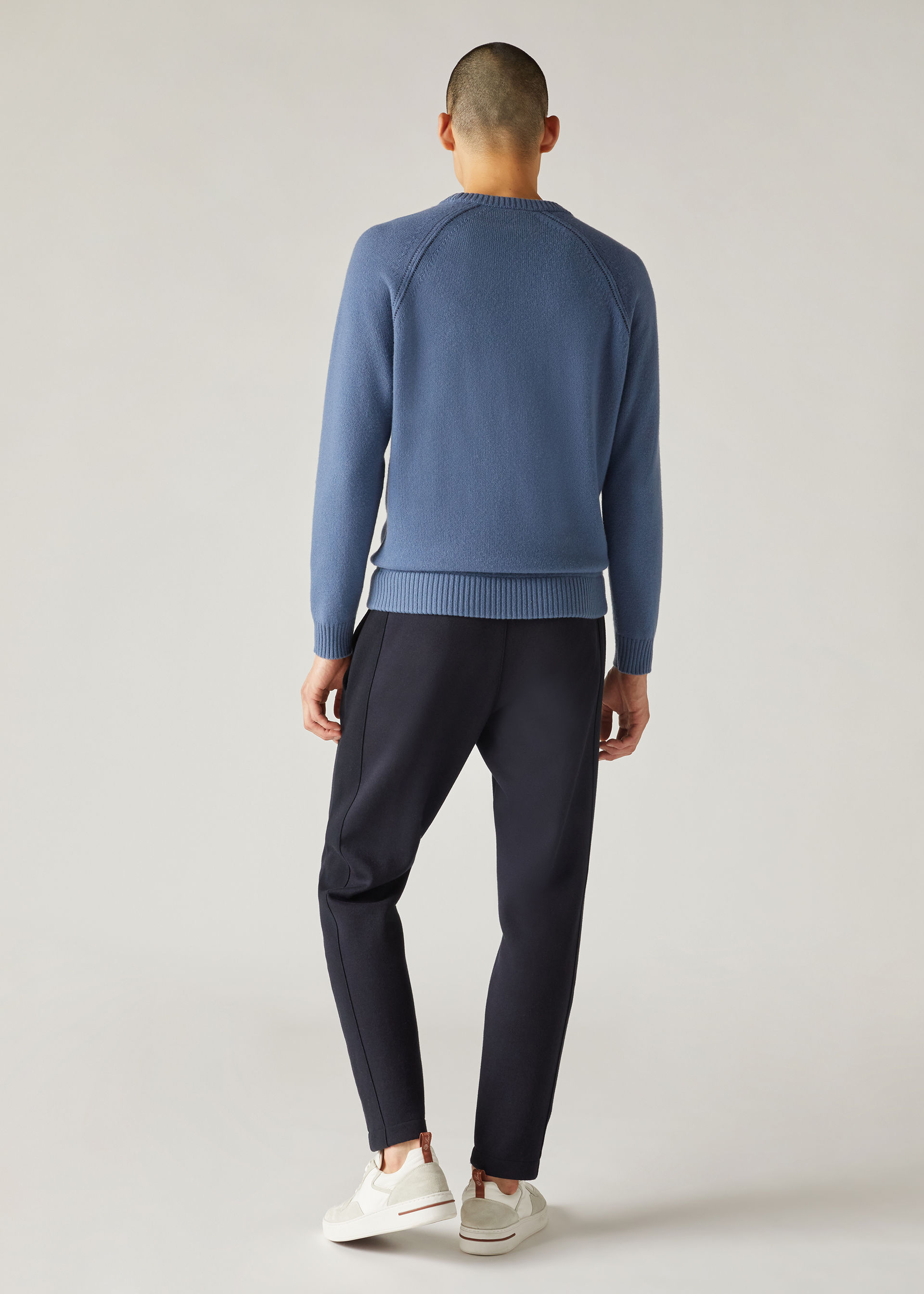 Loro Piana Logo Casual Pants In Black