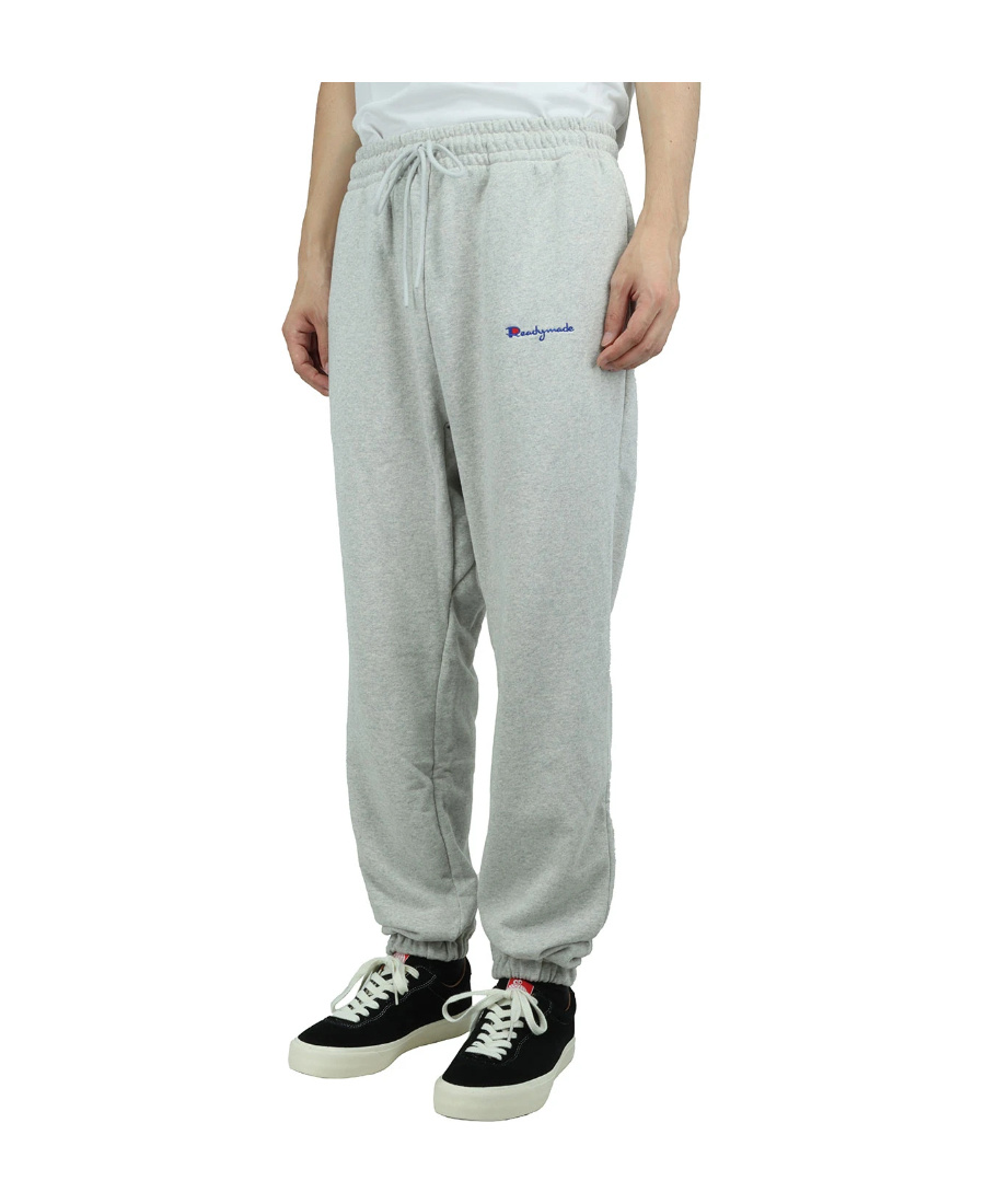 Readymade Embroidered Logo Track Pants In Gray