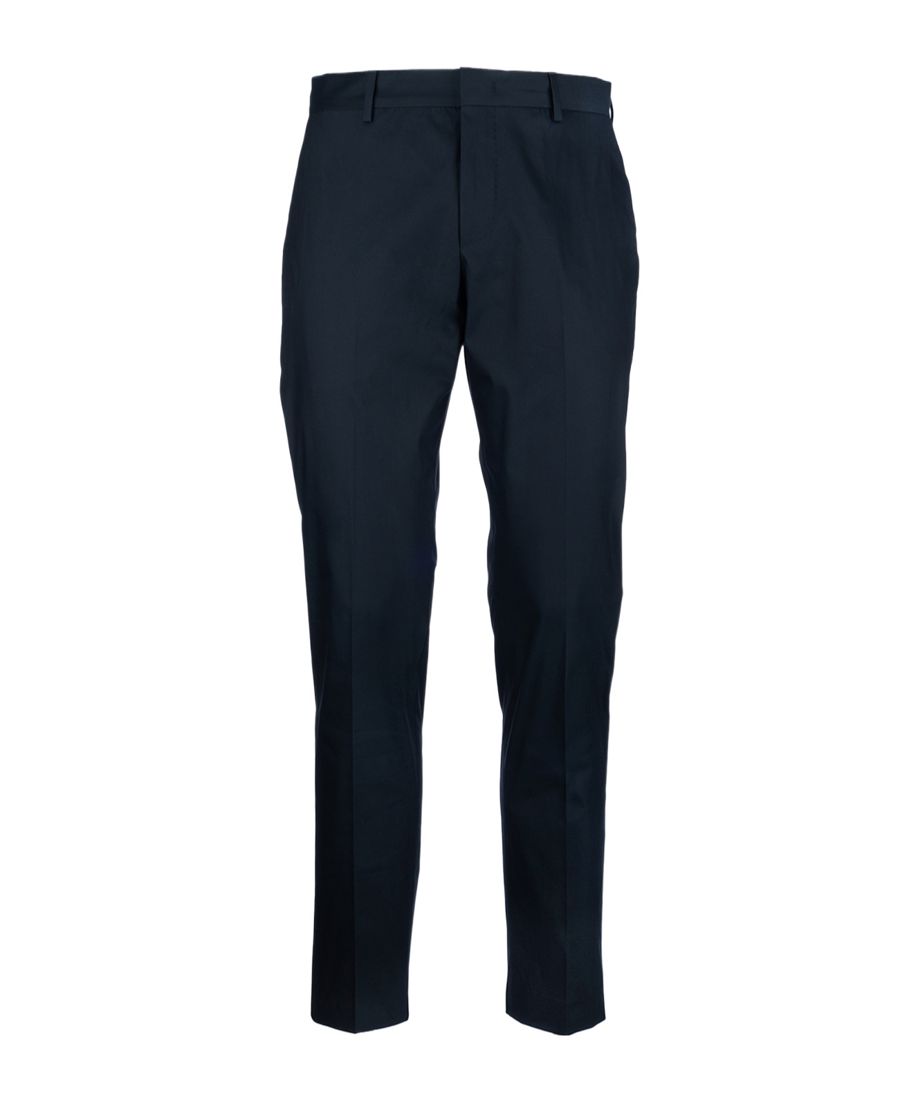Pt01 Belt Ring Casual Pants In Black