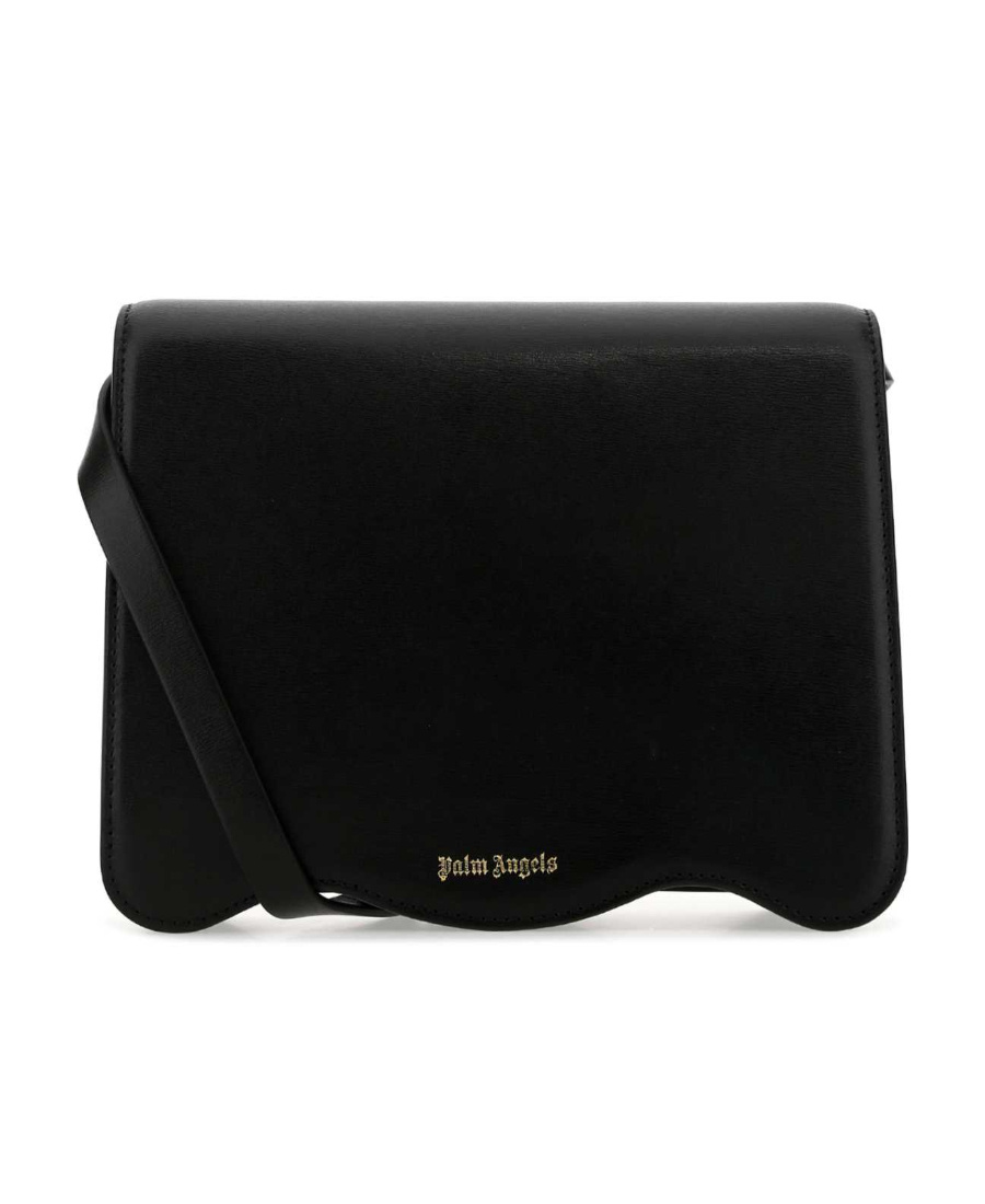 Palm Angels Palm Beach Shoulder Bag In Black
