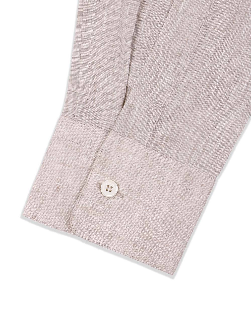 Ferragamo Embroidered Shirt With Logo In Nude