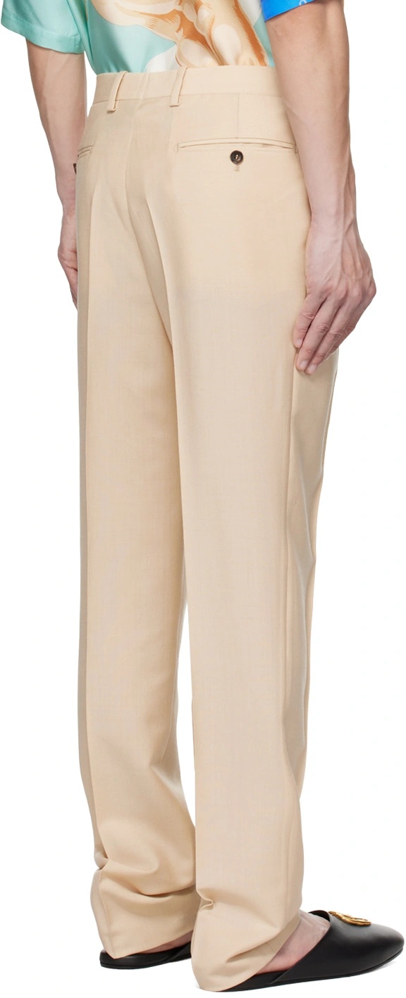 Bally Straigh Buckle Casual Pants In Nude