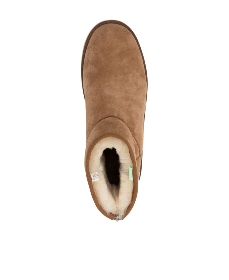 Suicoke Back Zip Boots In Nude
