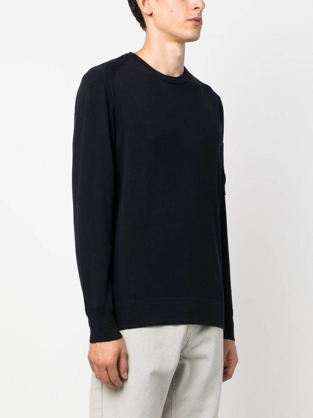 C.p. Company Cotton Crewneck Sweatshirt In Black