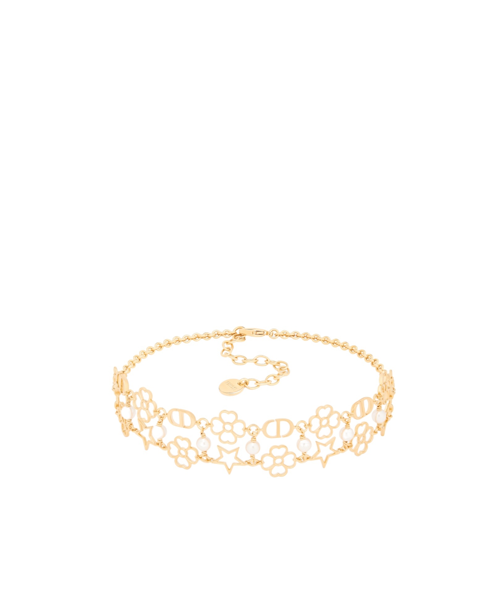 Dior Lucky Laes Necklace In Gold