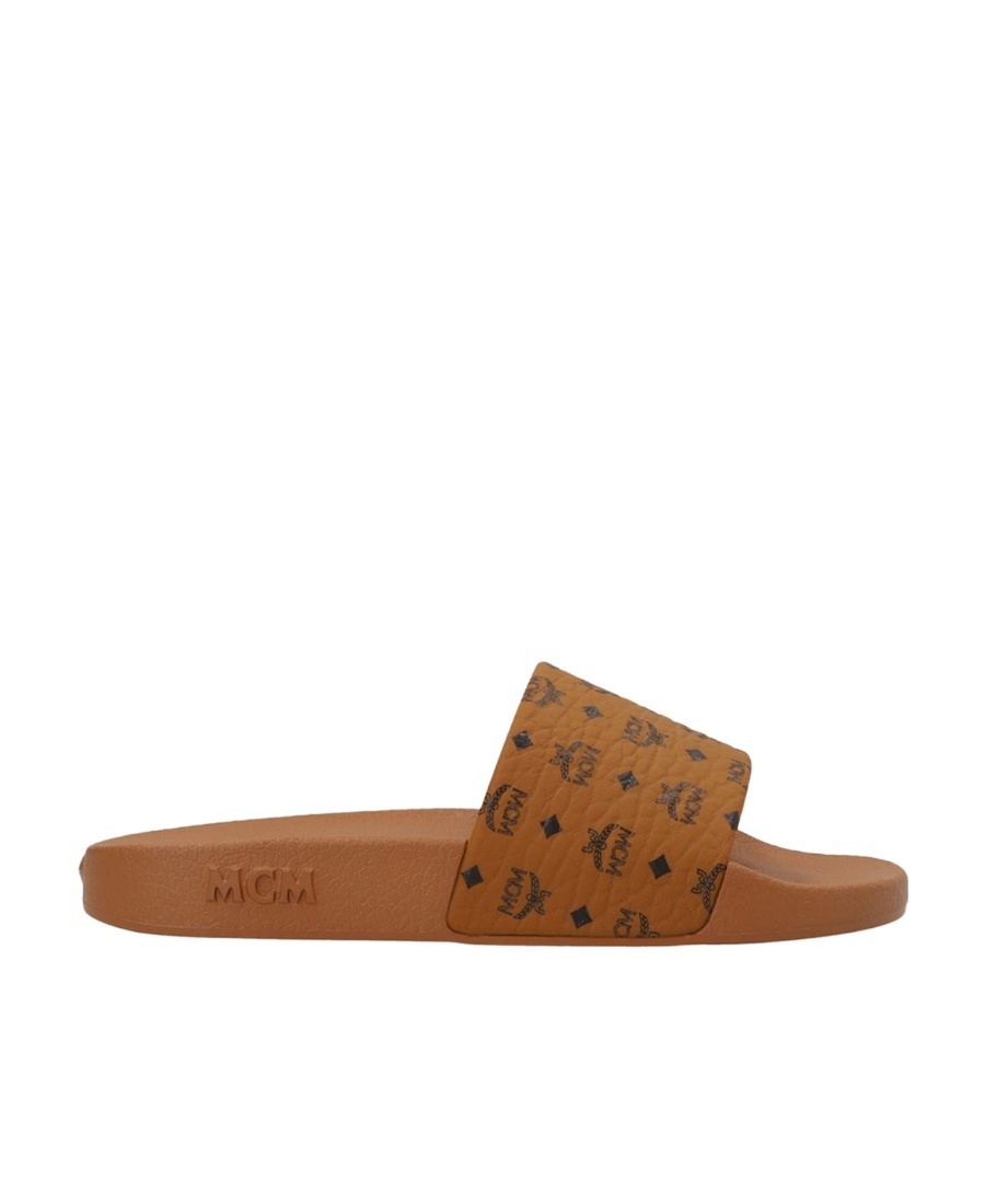 Mcm Monogram-print Pool Slides