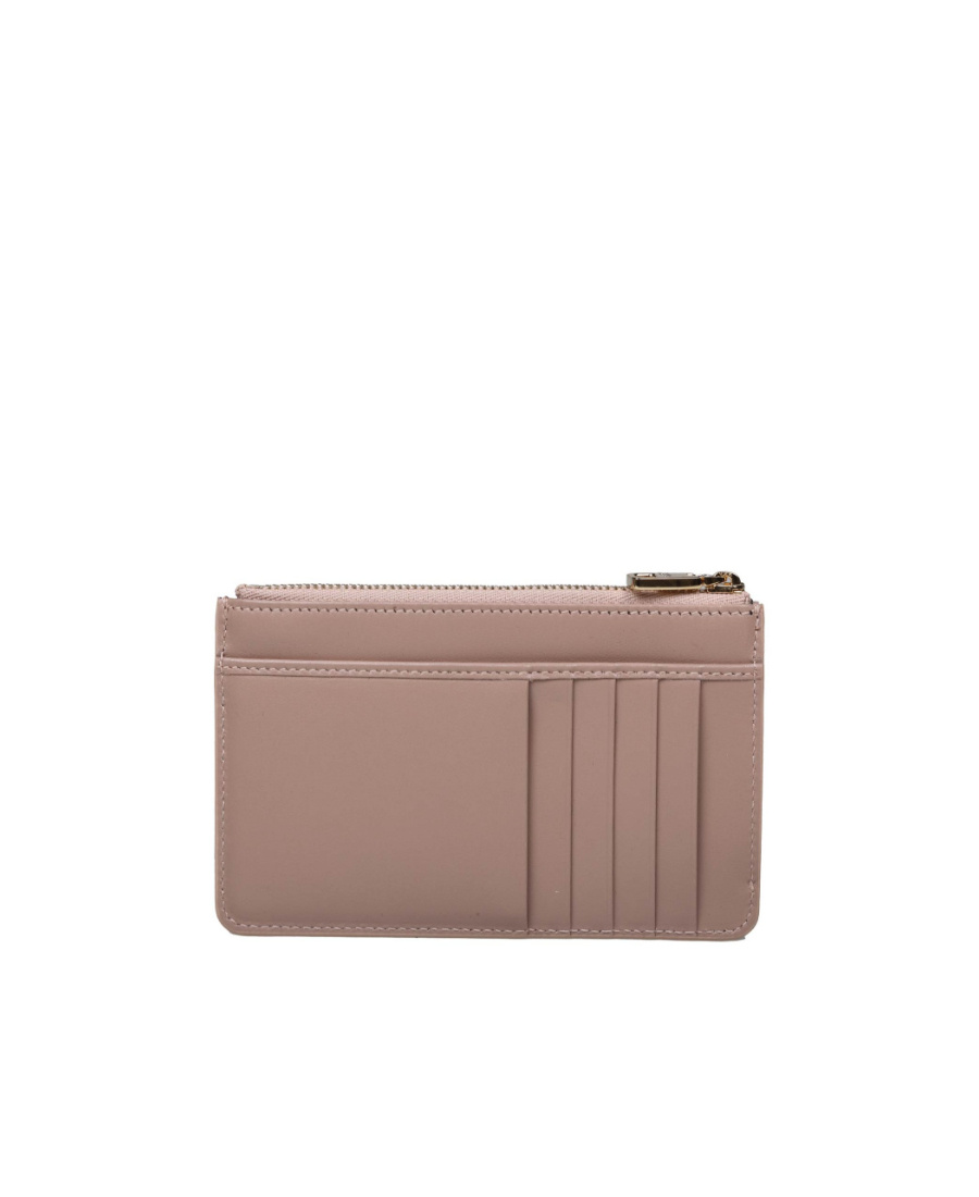 Dolce & Gabbana Dg Logo Zip Purse In Nude