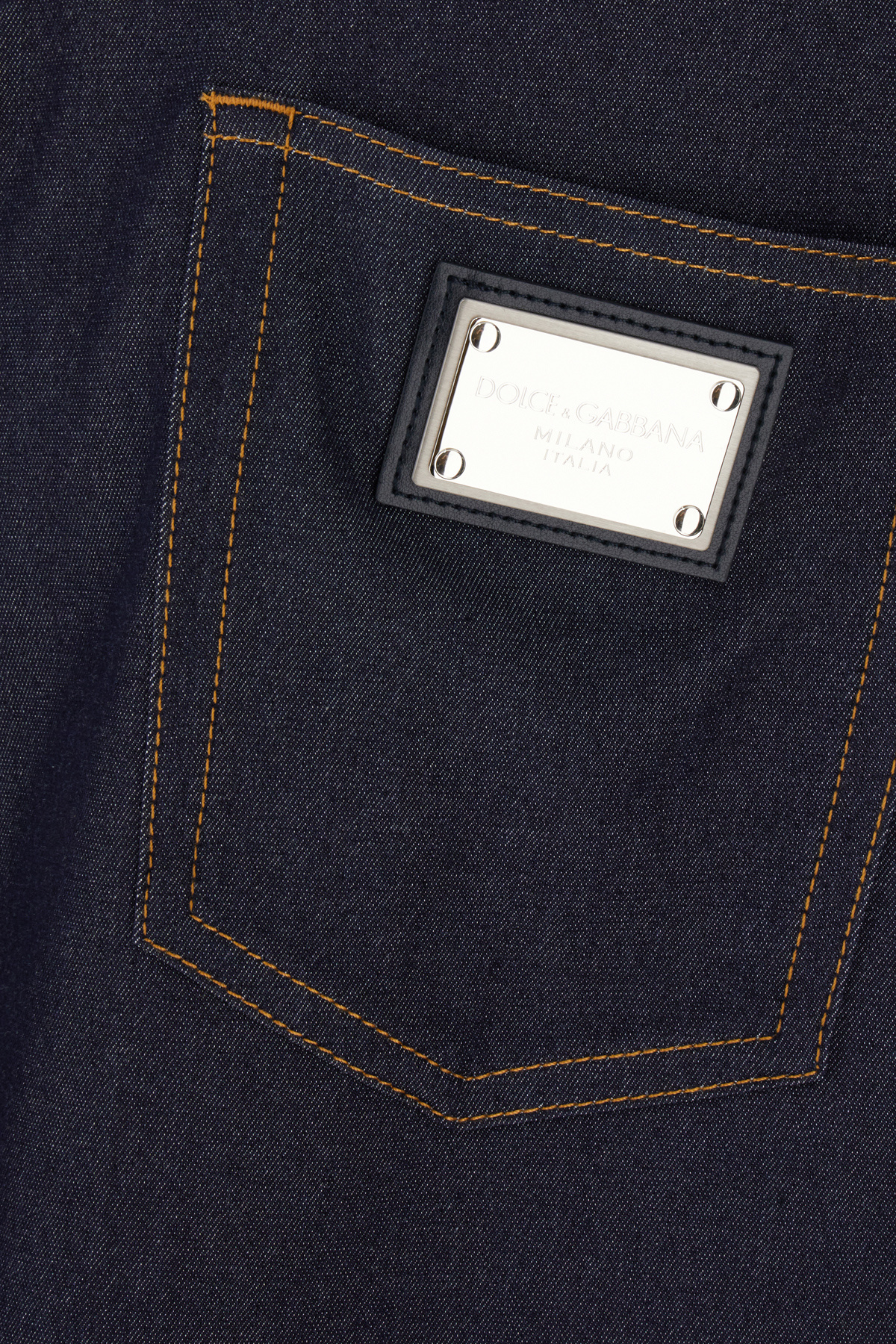 Dolce & Gabbana Bermuda Shorts In Multicolor Fabric In Black