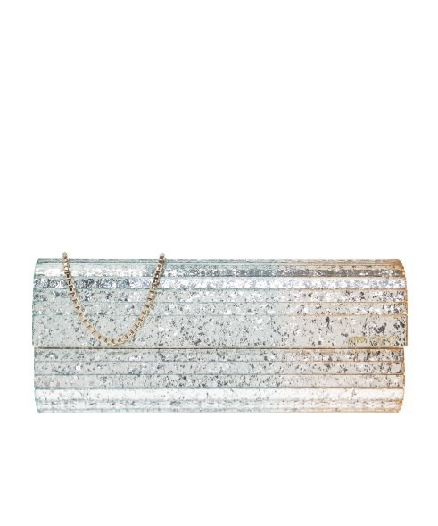 Jimmy Choo Sweetie Metallic Degrade Clutch In Multi