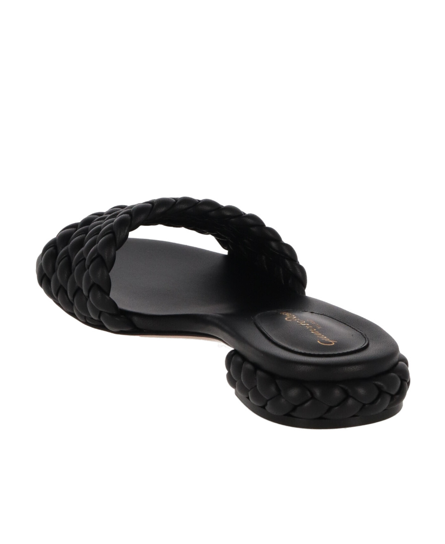 GIANVITO ROSSI GIANVITO ROSSI BRAIDED SLIP-ON SANDALS