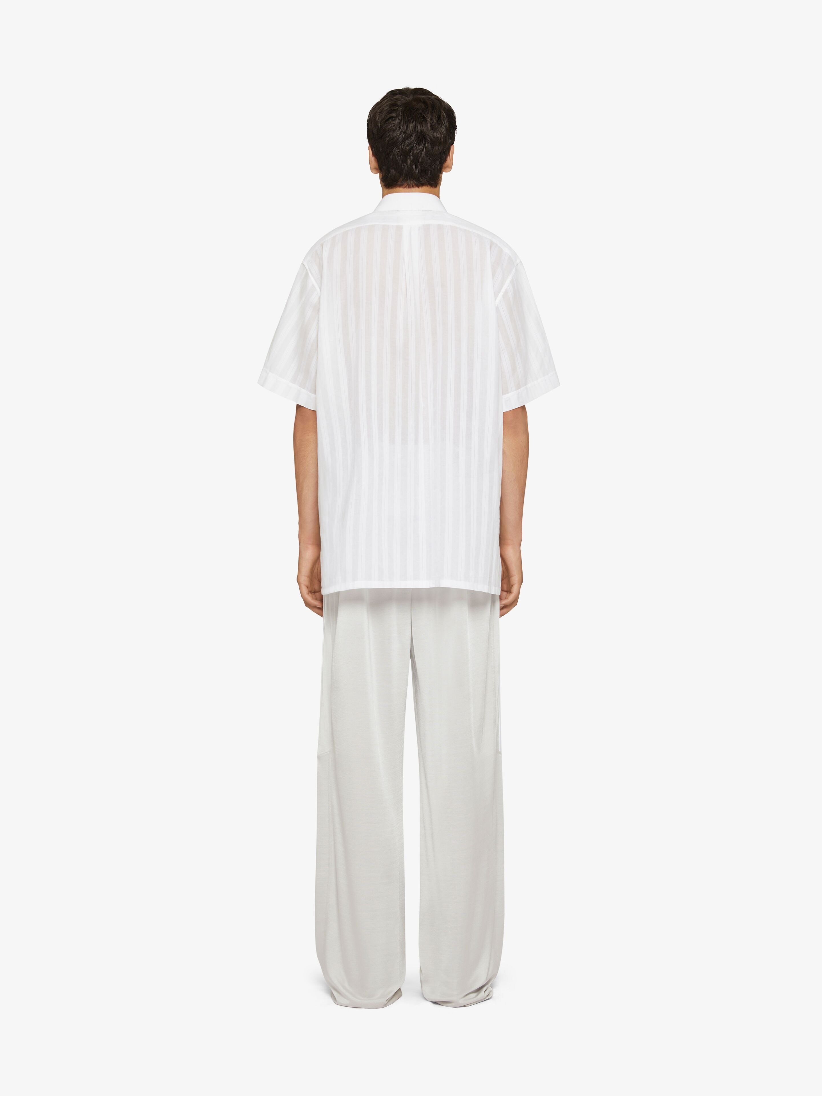 Givenchy Short Sleeve Shirt With Pocket In White