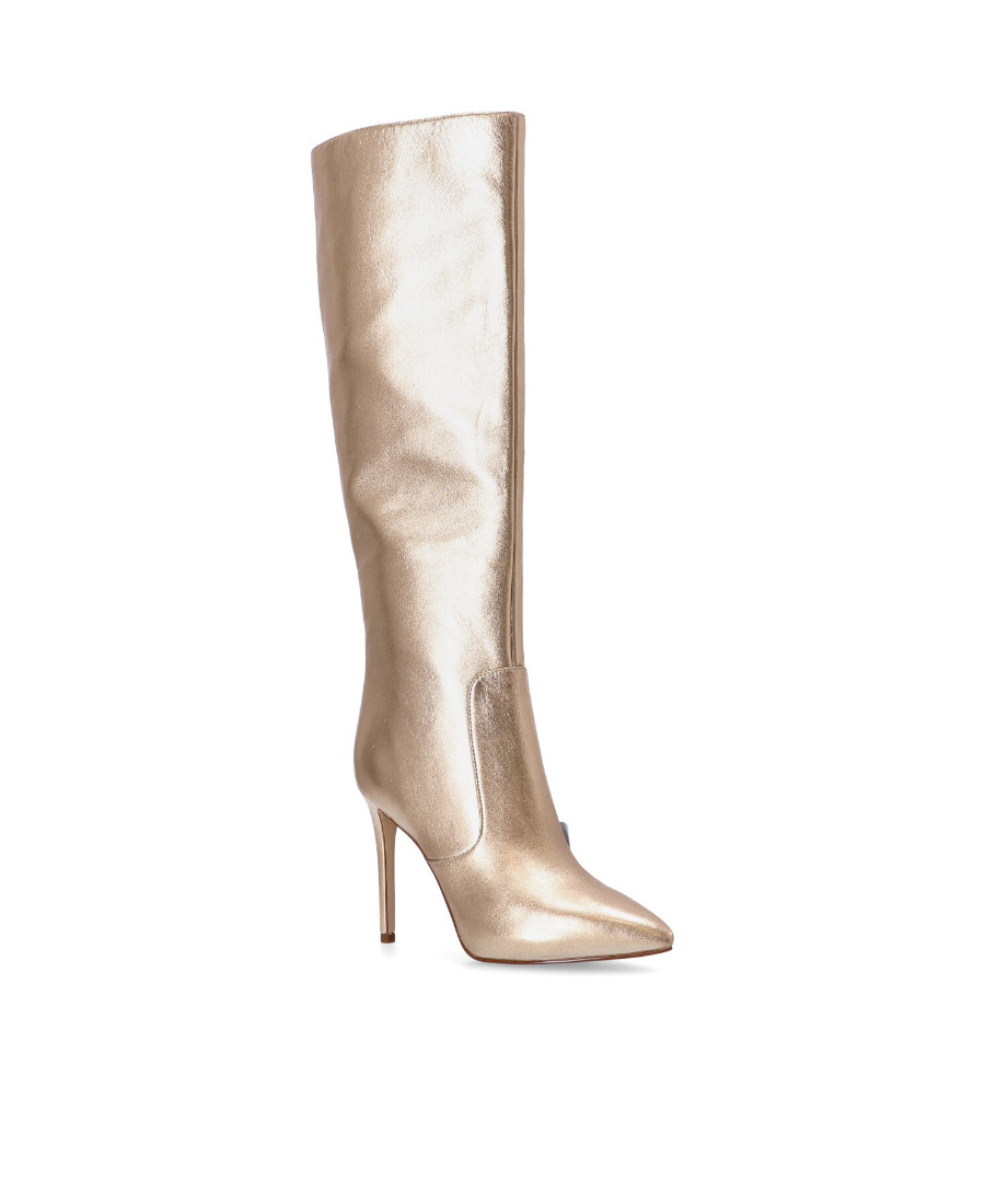 Michael Kors Pointed Boots In Nude
