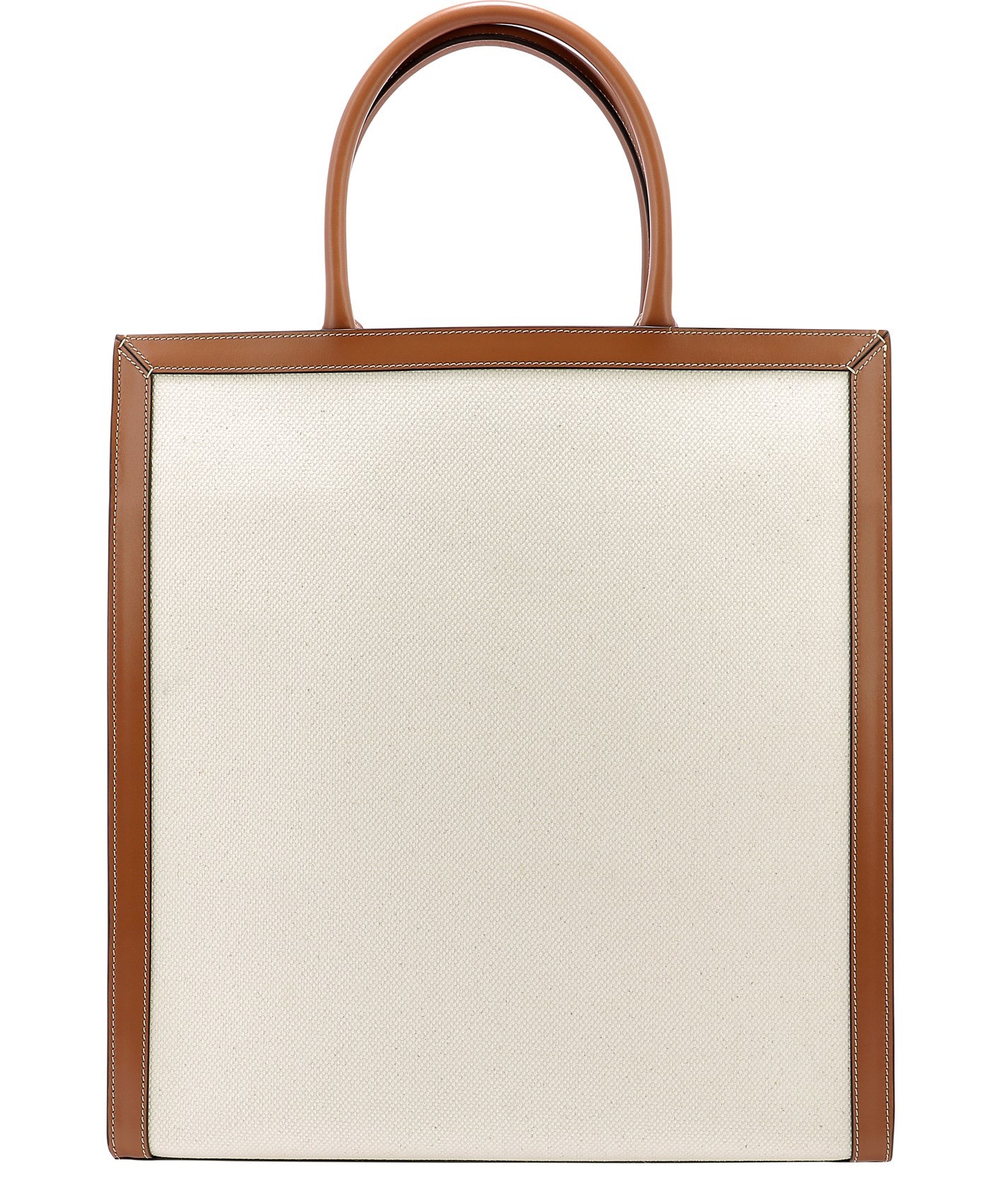 Celine Cabas Logo Handbag In White