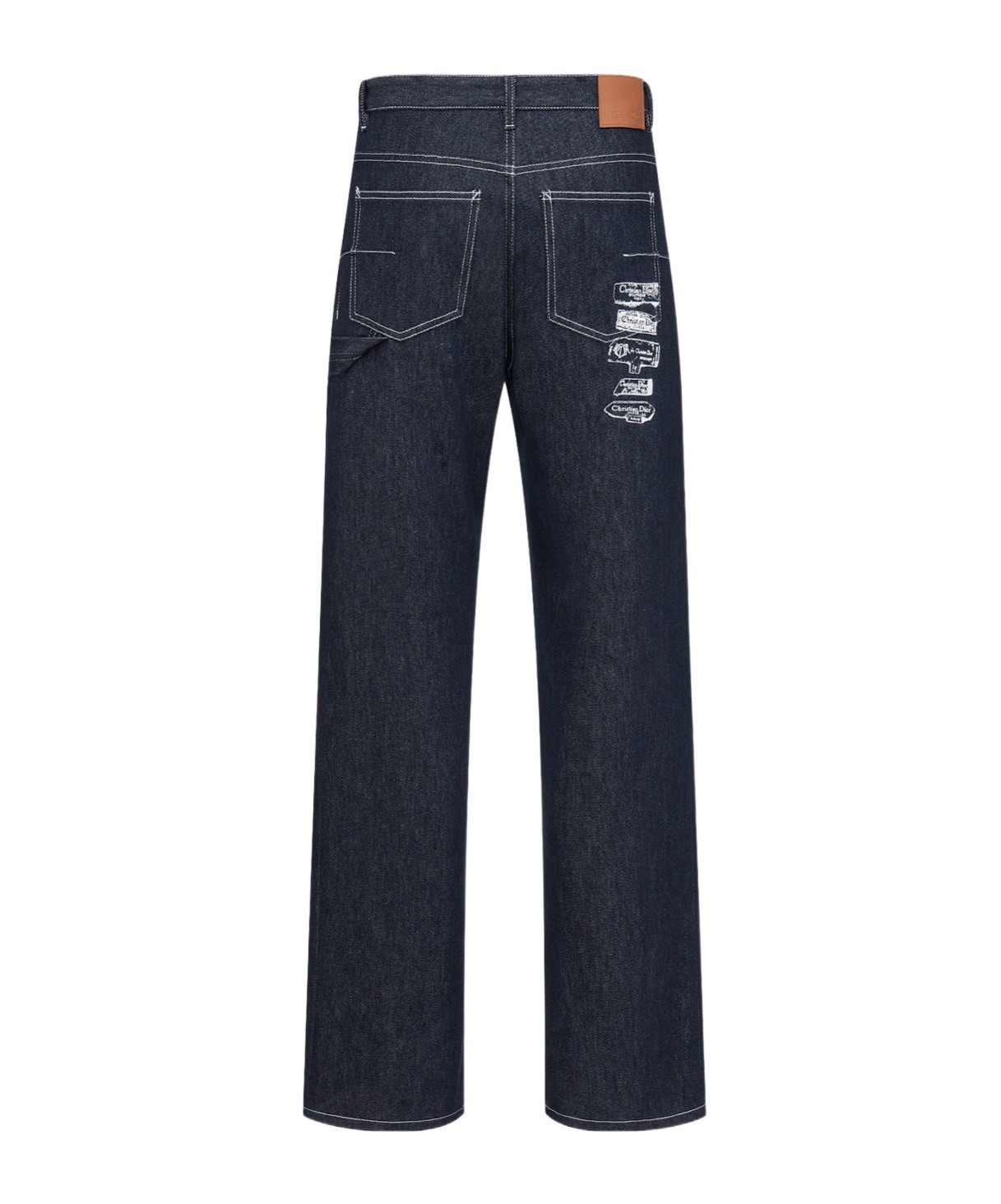 Dior Belt-loop Jeans In Black