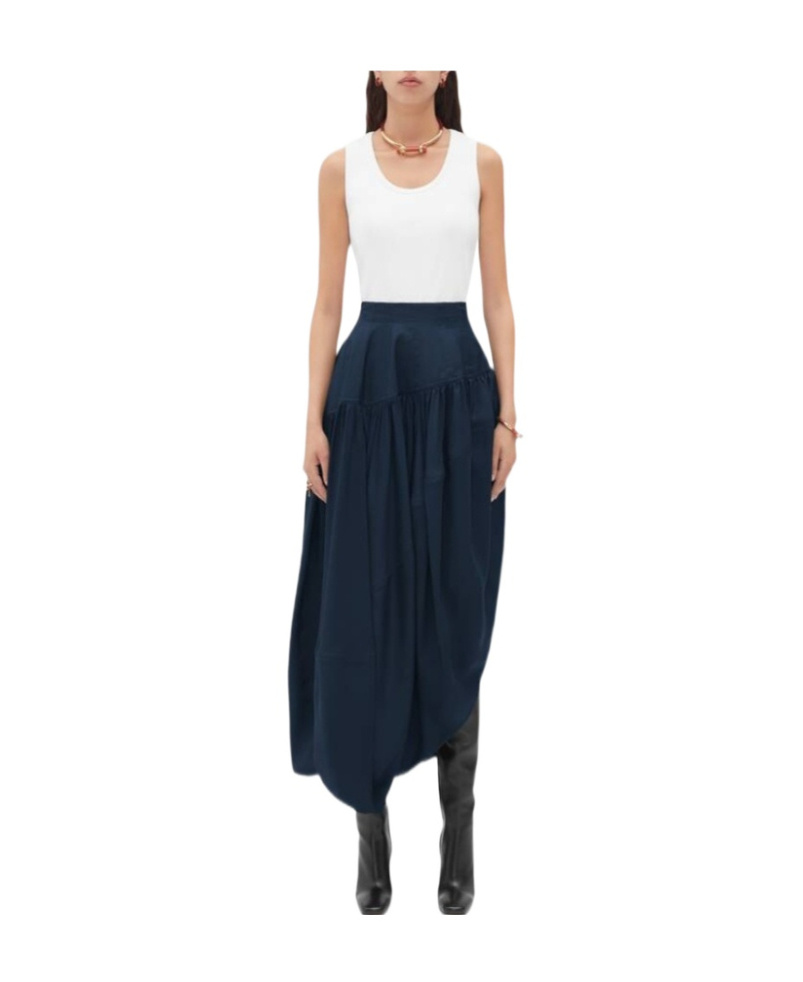 Bottega Veneta Emblem Skirt In Black